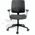 **Technical Title: Ergonomic Office Chair with Adjustable Armrests and Rolling Base**