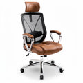 **Ergonomic Mesh Office Chair with Adjustable Headrest and Armrests**